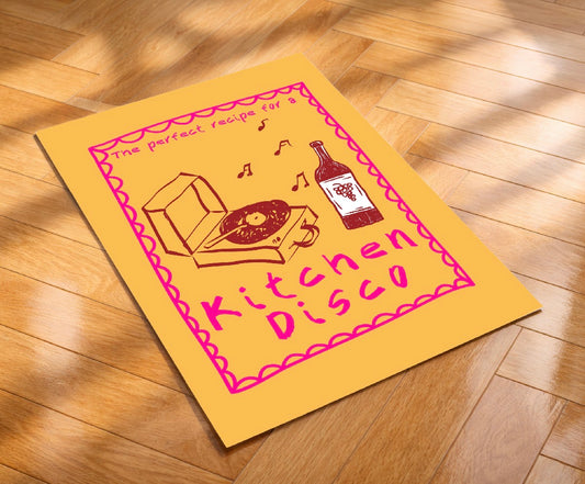 Kitchen Disco Art Print