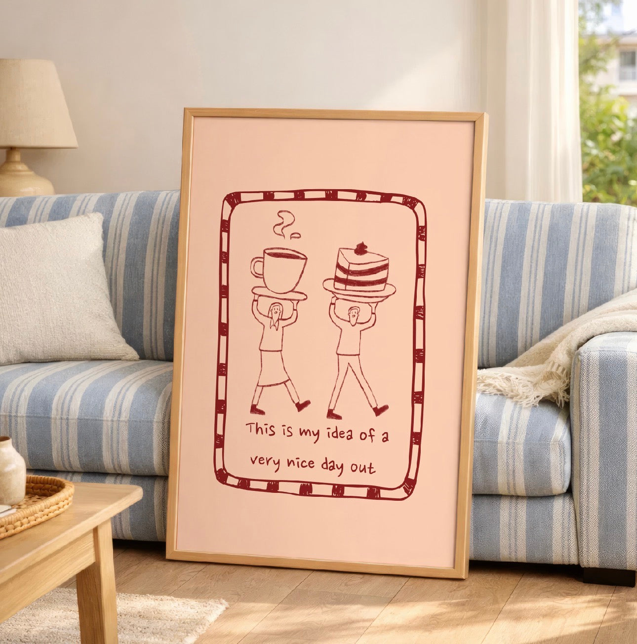 My idea of a nice day out Art Print