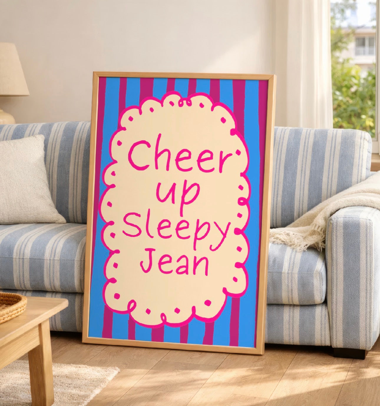 Cheer Up Sleepy Jean Art Print