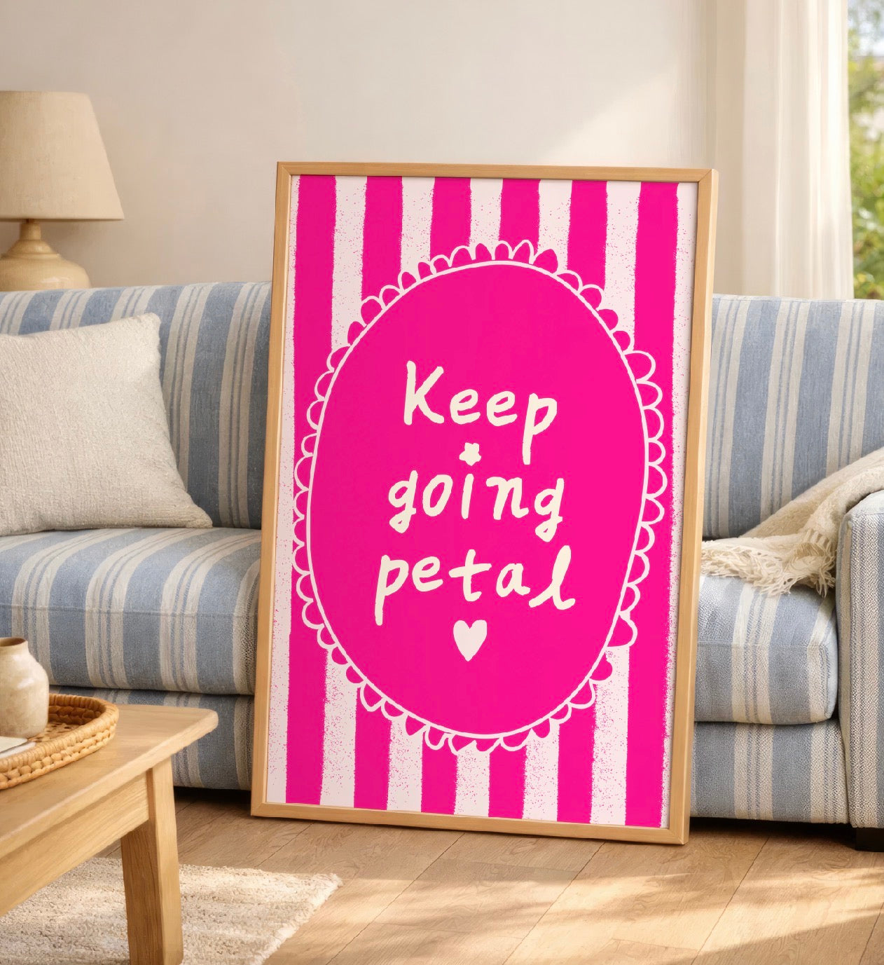 Keep Going Petal Art Print