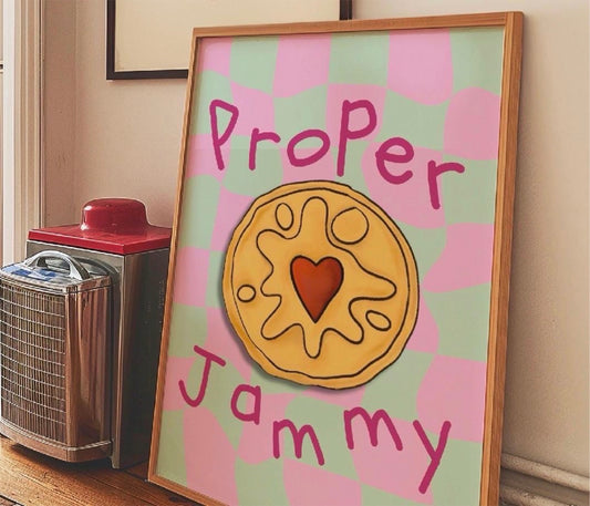 Proper Jammy Art Print