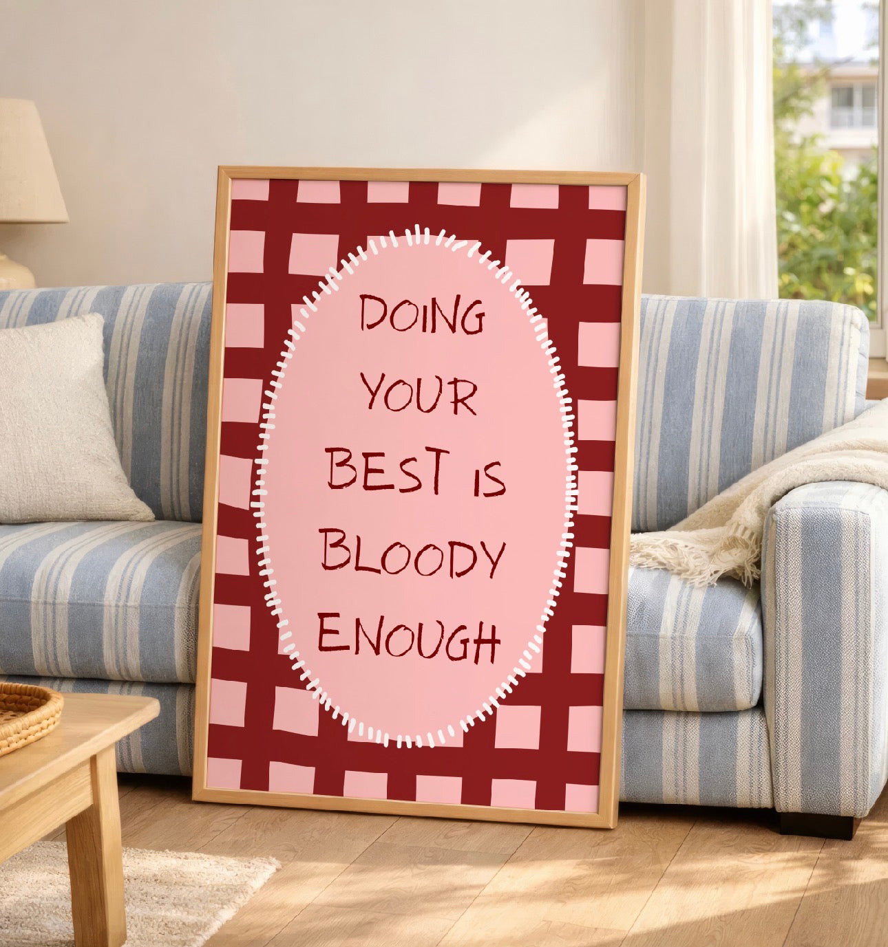 Doing your best, is bloody enough Print