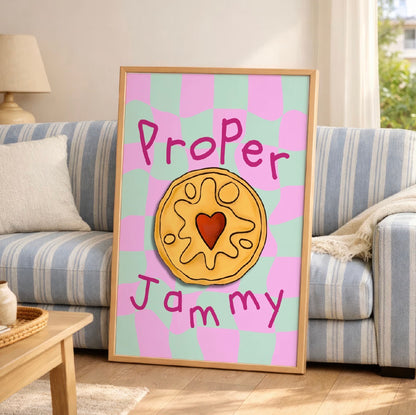 Proper Jammy Art Print