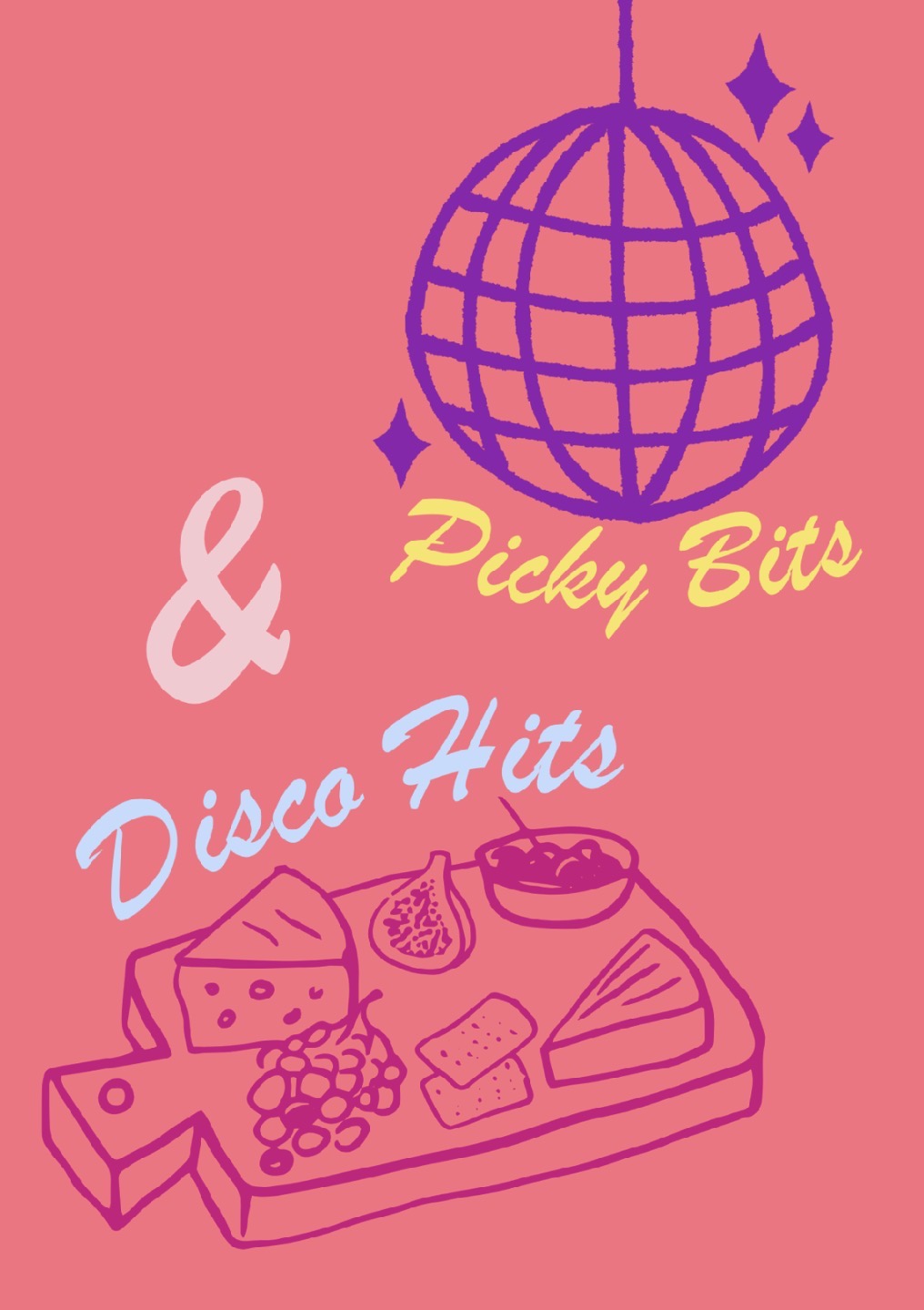 Picky Bits & Disco Hits Art Print