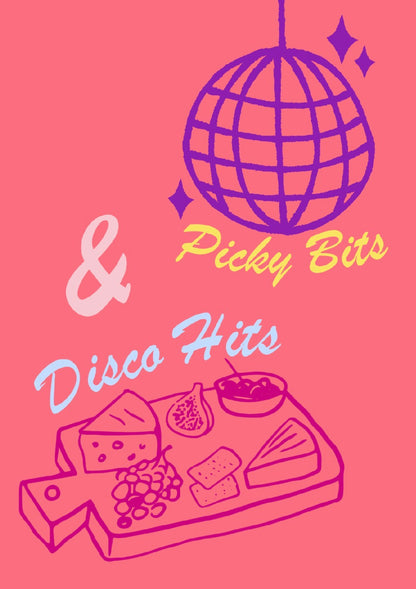 Picky Bits & Disco Hits Art Print