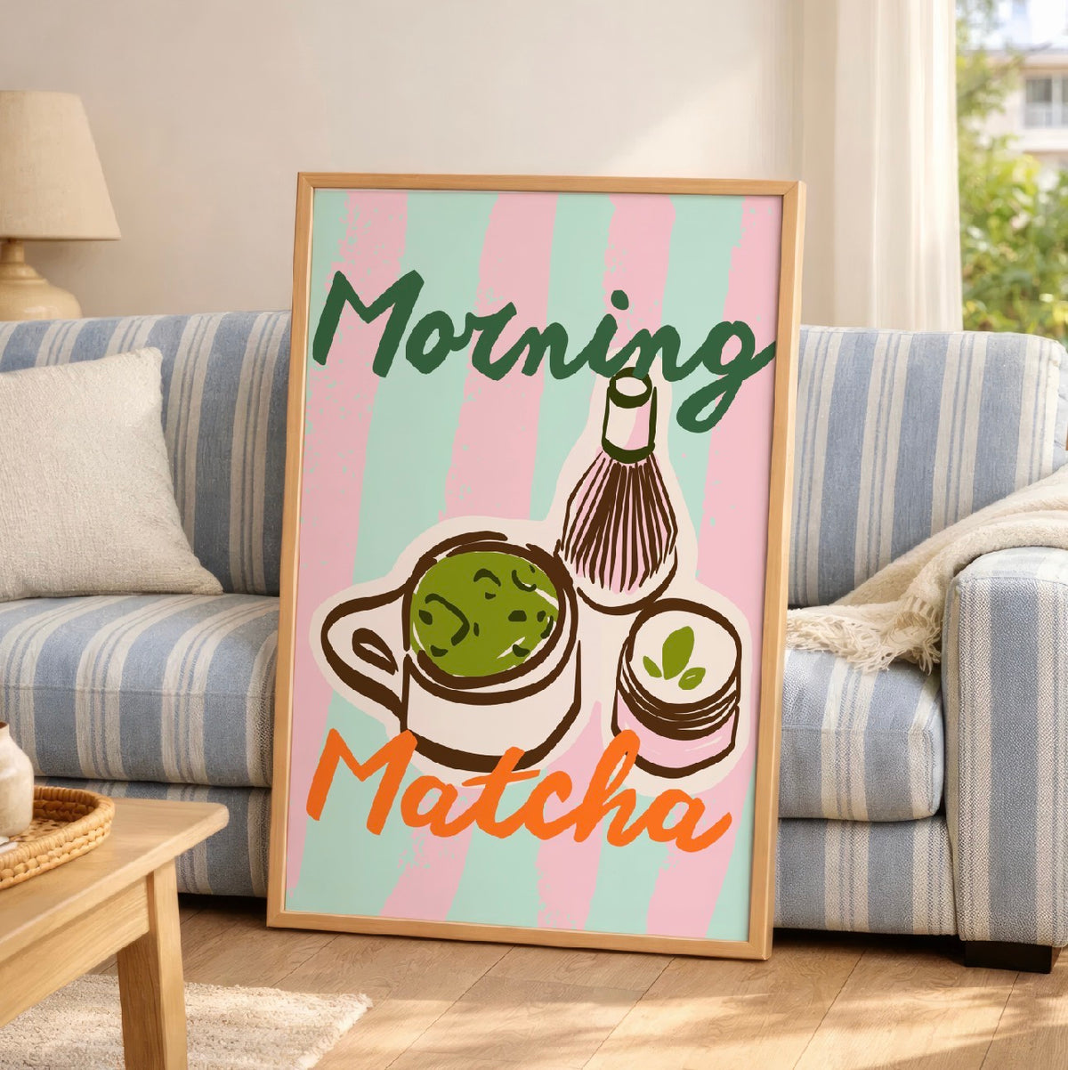 Morning Matcha Art Print