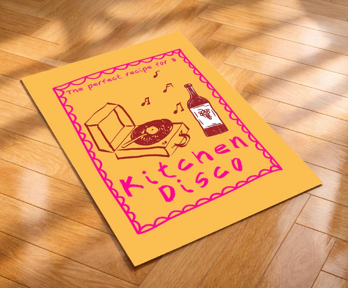 Kitchen Disco Art Print