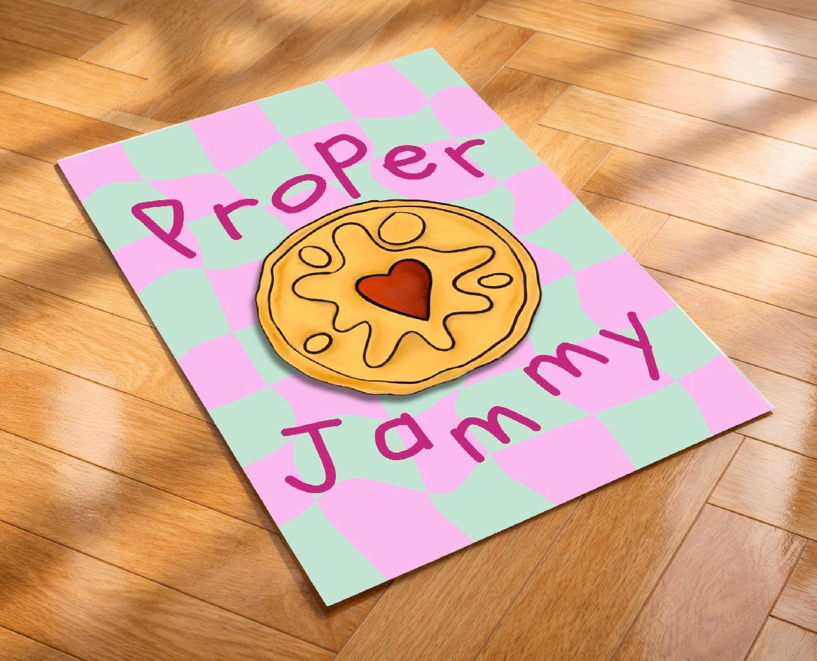 Proper Jammy Art Print