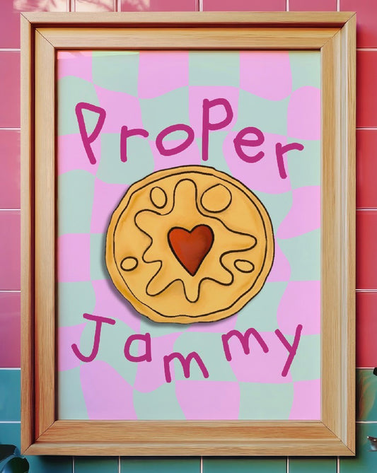Proper Jammy Art Print