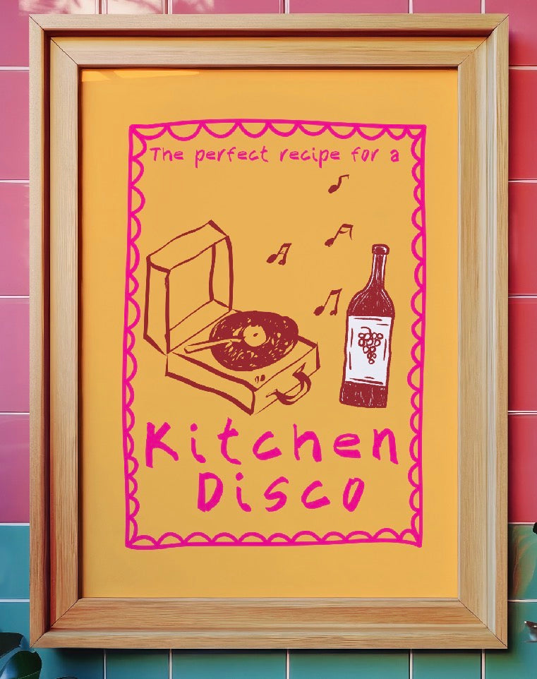 Kitchen Disco Art Print