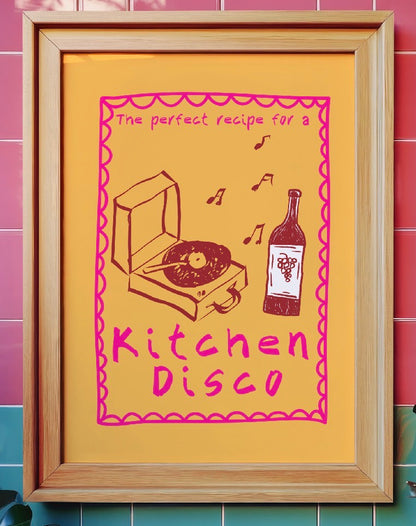 Kitchen Disco Art Print