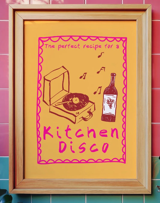 Kitchen Disco Art Print