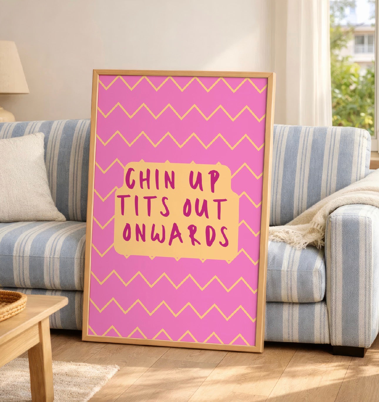 Chin up, Tits out. Onwards Print
