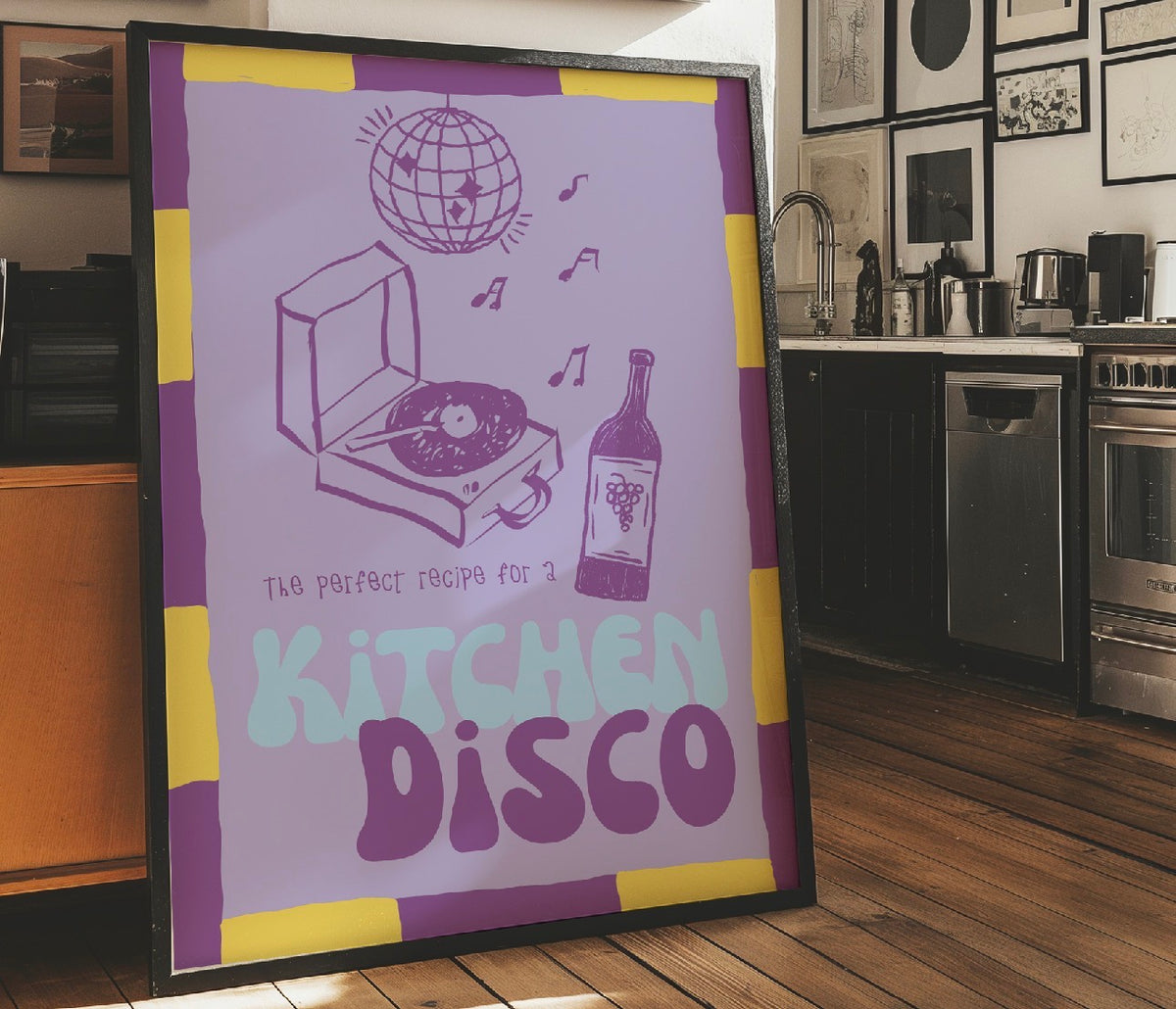 Kitchen Disco Art Print