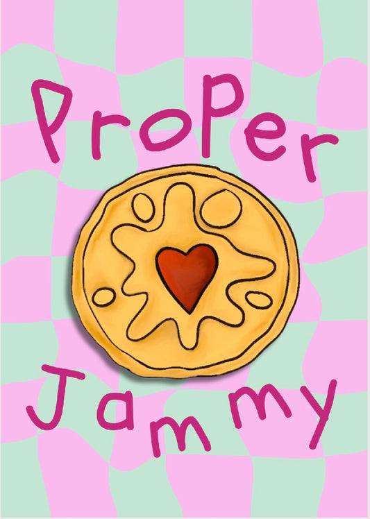 Proper Jammy Art Print