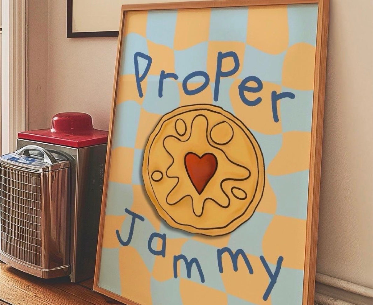 Proper Jammy Art Print