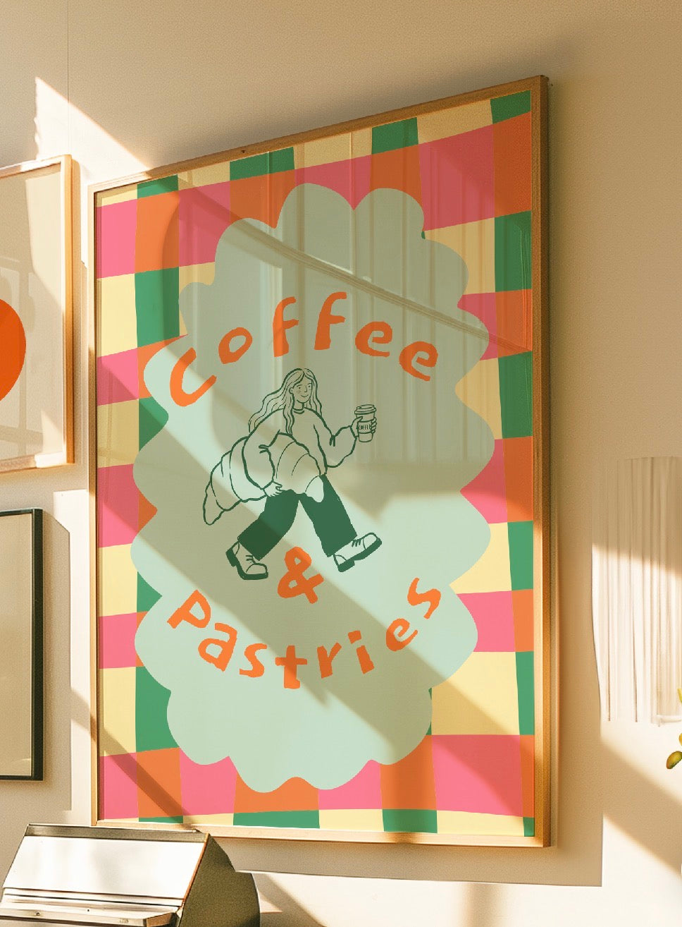 Coffee & Pastries Art Print