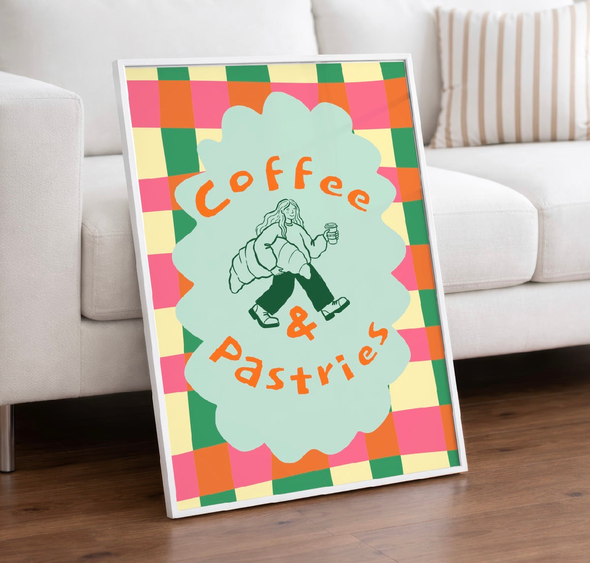 Coffee & Pastries Art Print